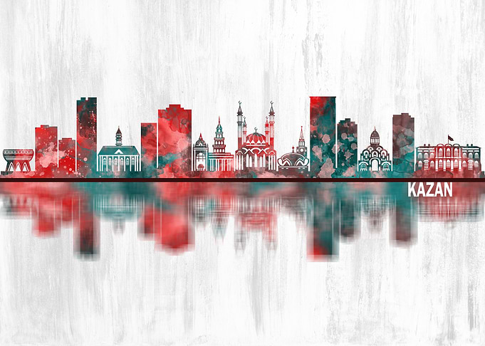 Kazan Russia Skyline