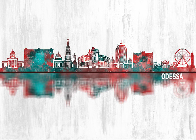 Odessa Ukraine Skyline