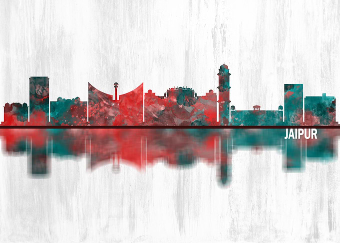 Jaipur Rajasthan Skyline