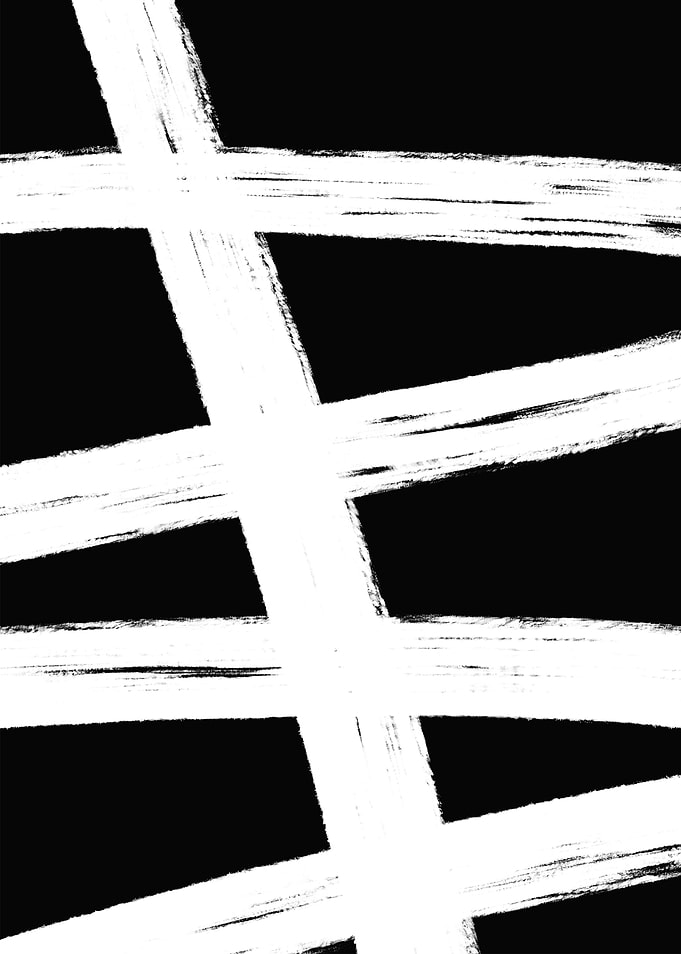 Abstract Black White Lines
