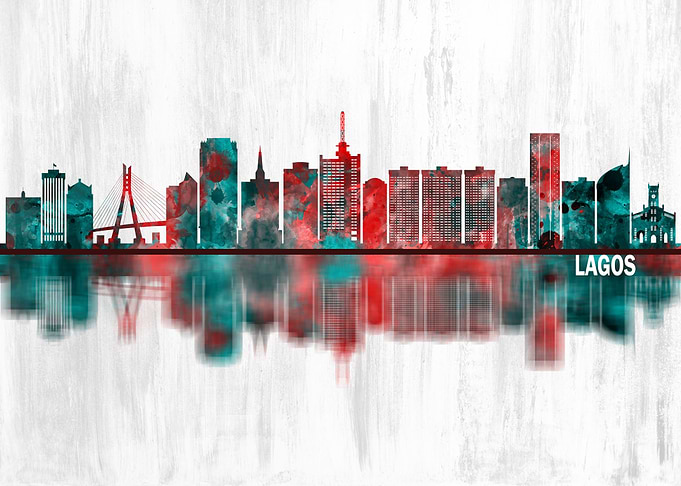 Lagos Nigeria Skyline