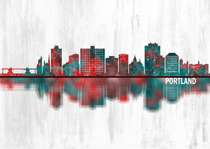 Portland Maine Skyline