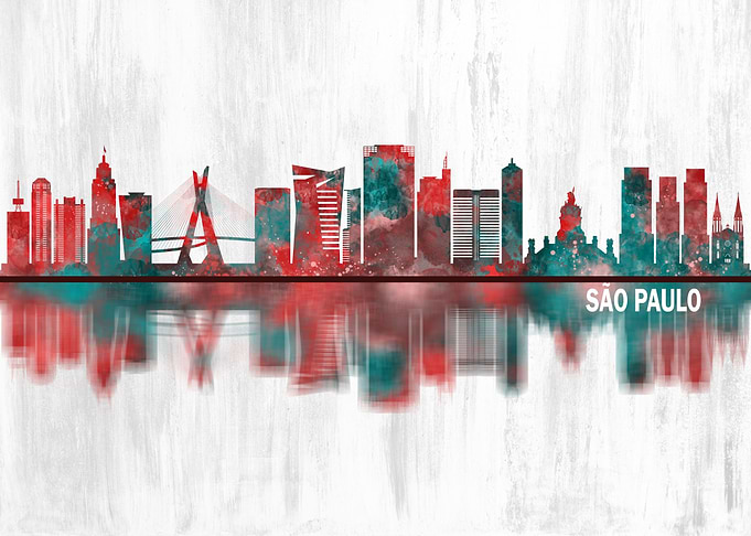 Sao Paulo Brazil Skyline