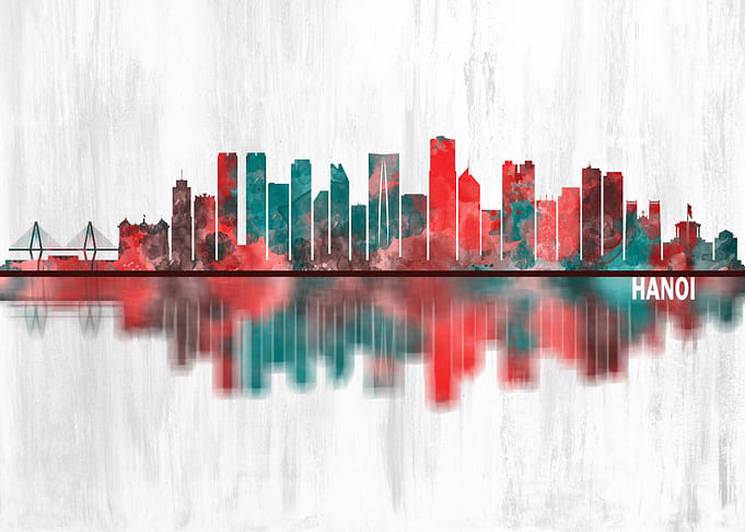 Hanoi Vietnam Skyline