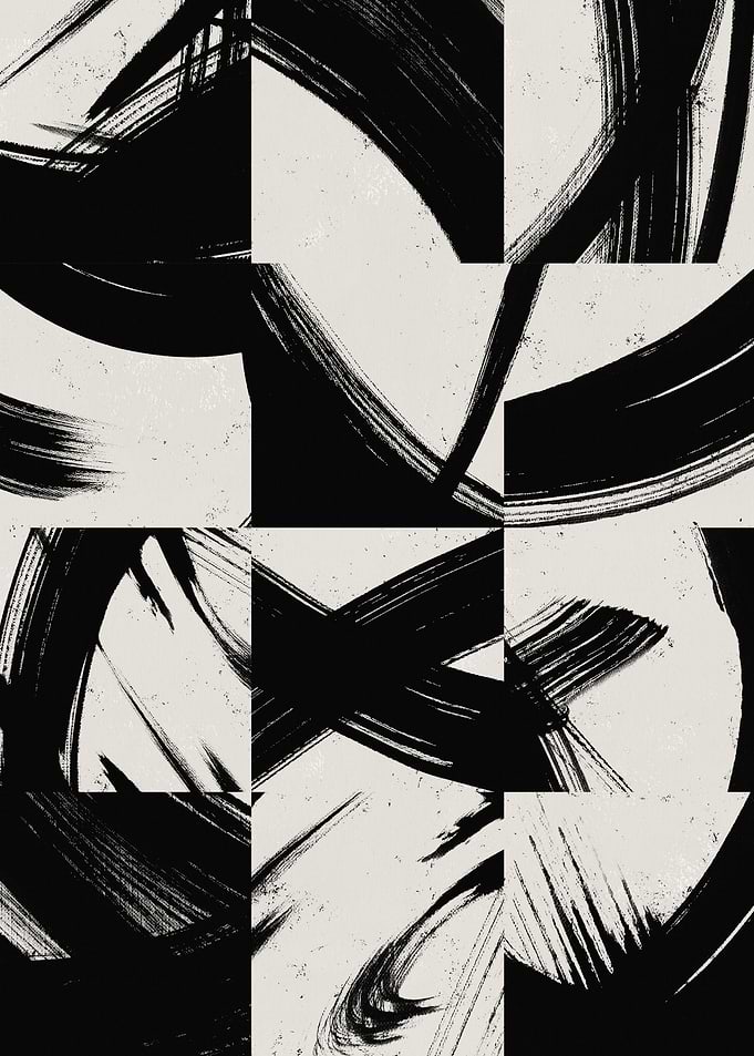 Brush Strokes Collage 1