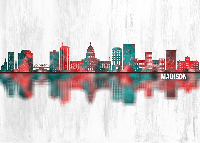 Madison Wisconsin Skyline