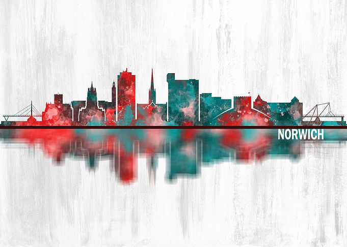 Norwich England Skyline