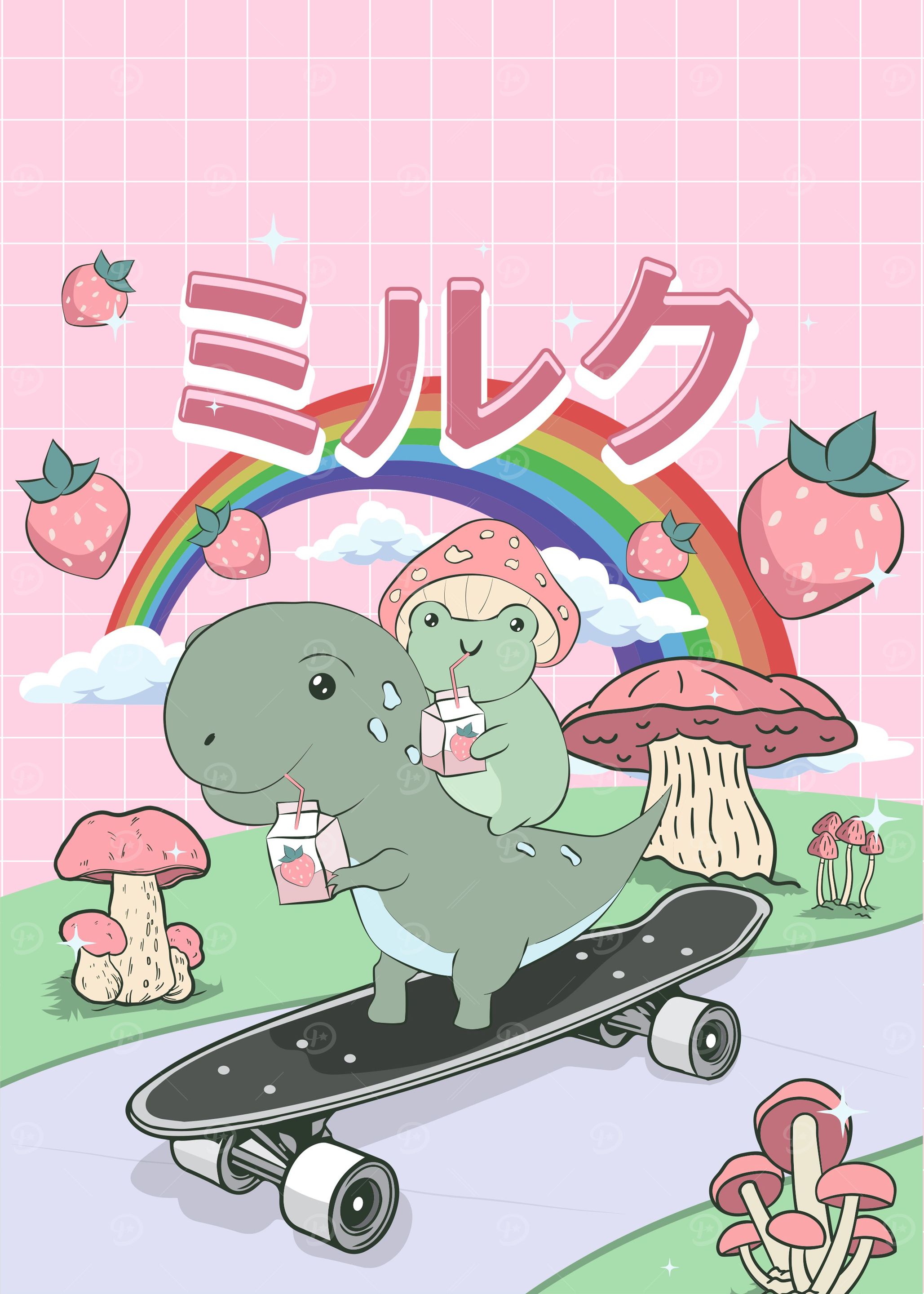 Cottagecore Kawaii Frog
