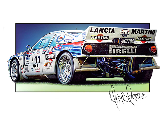Lancia 037 Group B Artwork