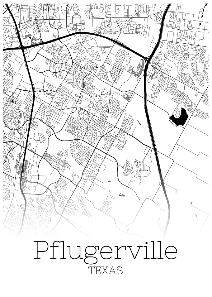 Pflugerville Texas map