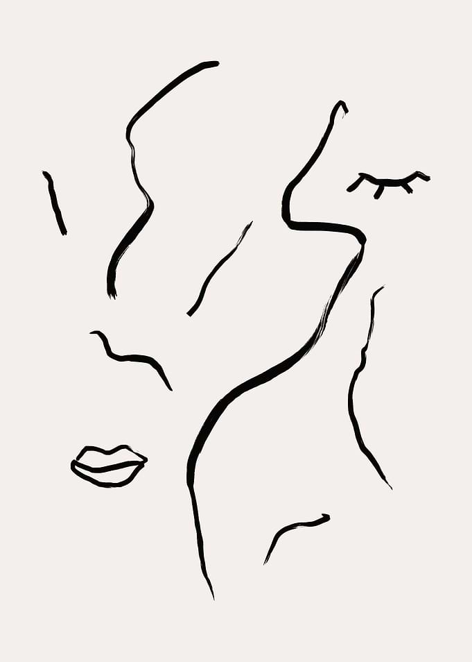 Abstract Girl Face Woman