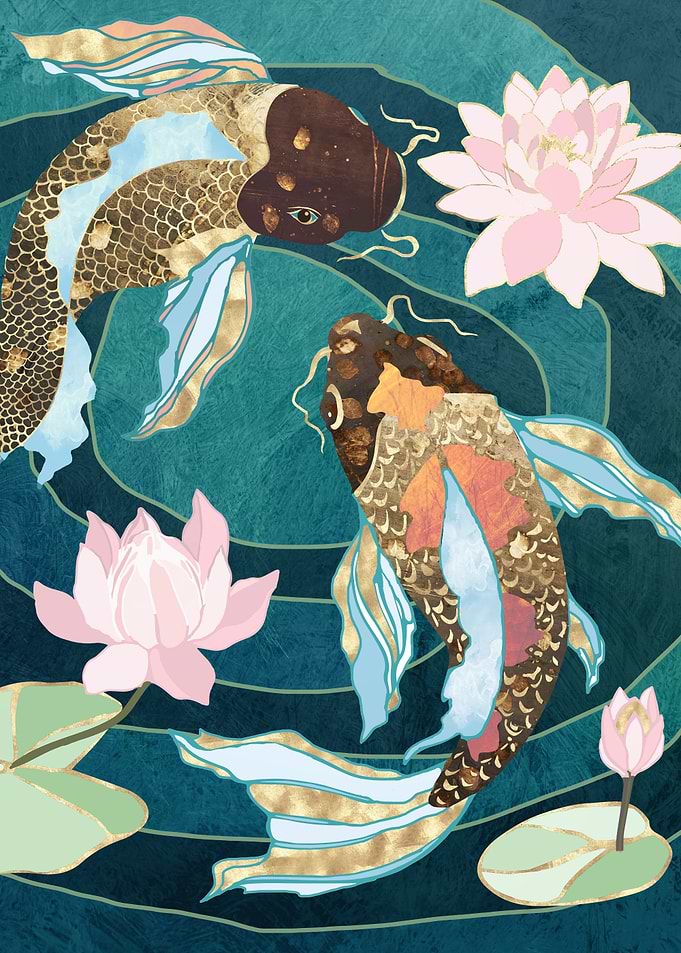 Metallic Koi III