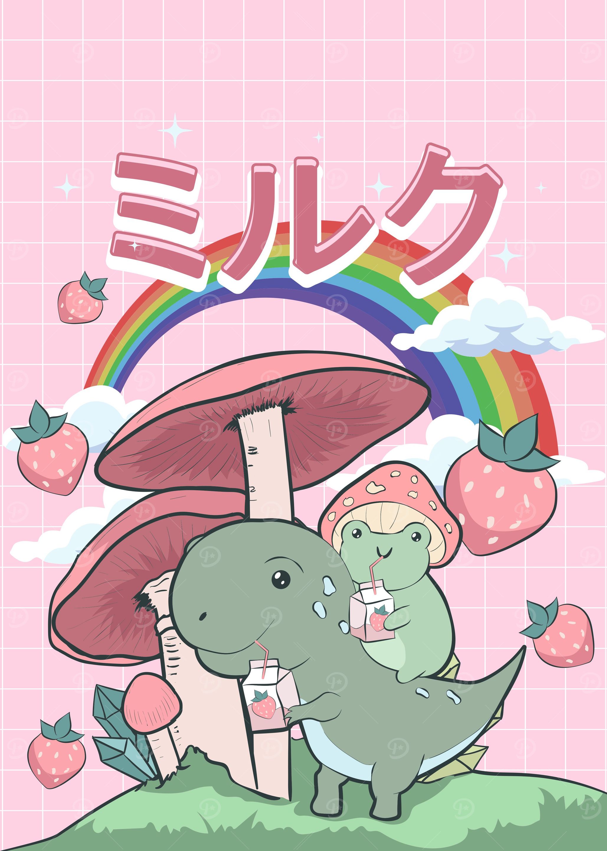Cottagecore Kawaii Frog