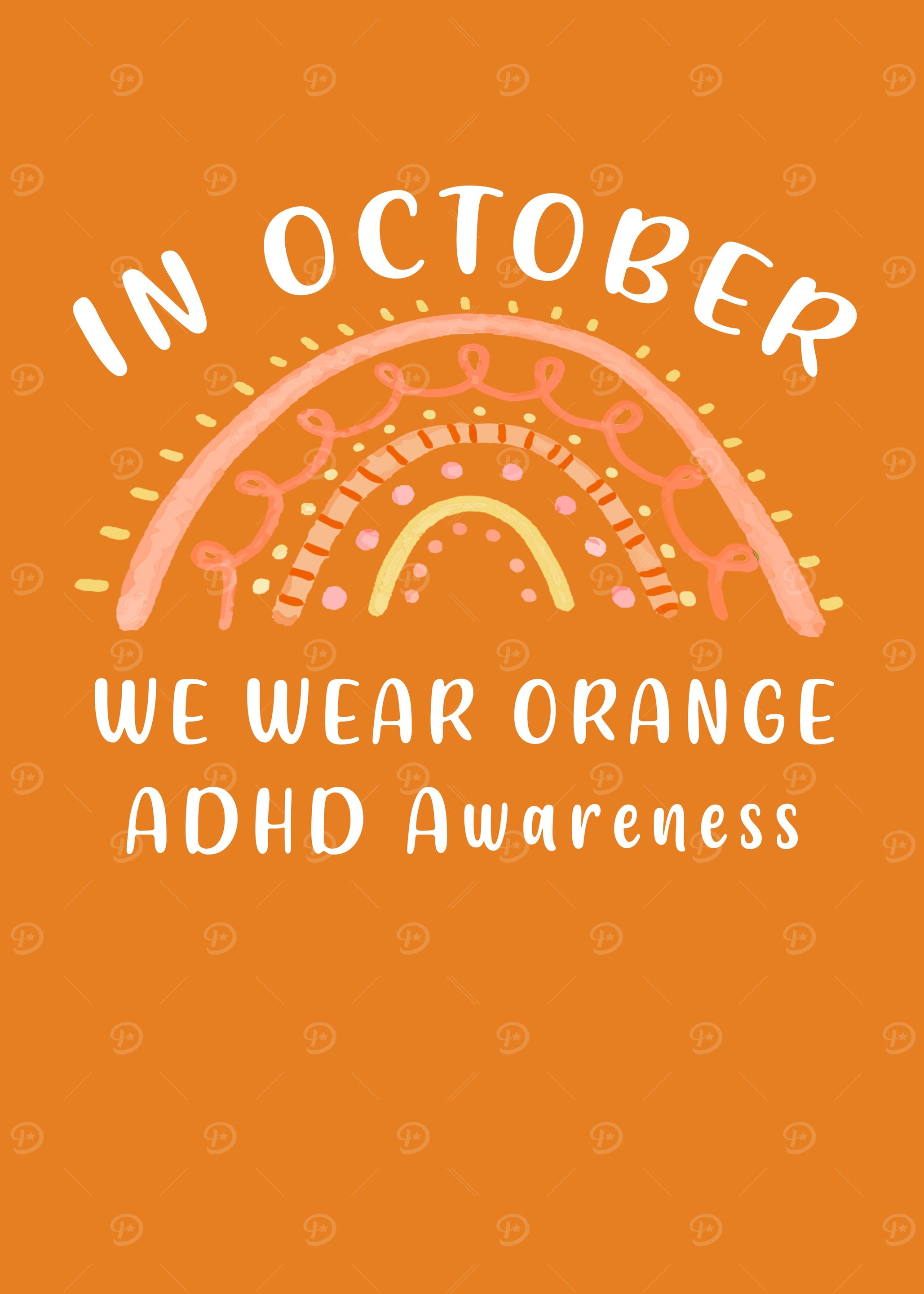 In October we Wear Orange