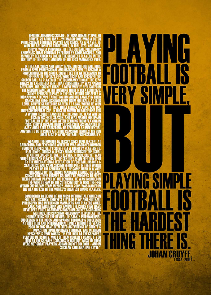JOHAN CRUYFF QUOTE