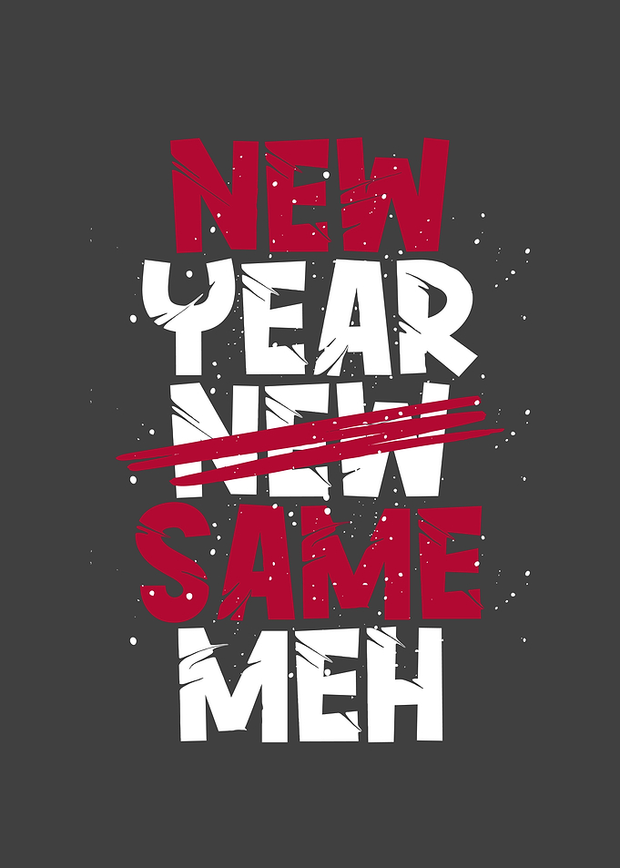 New Year same meh
