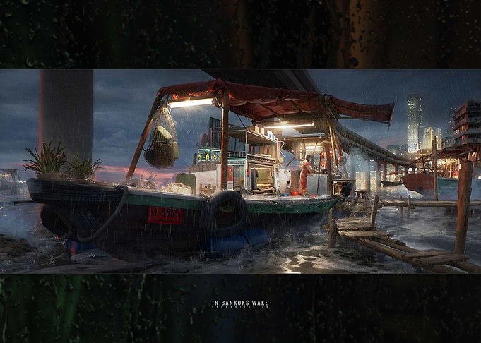 Resturant on a boat