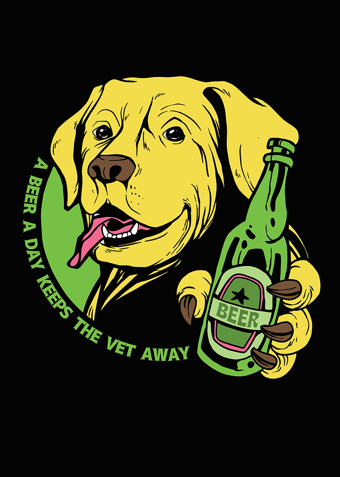 funny dog beer lovers