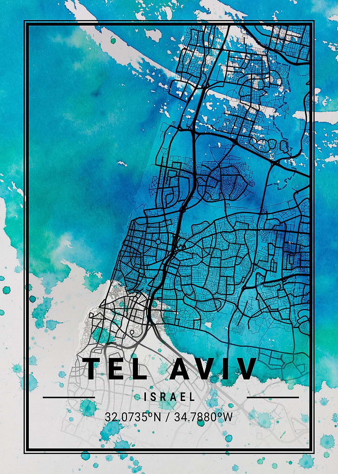 Tel Aviv Antlia Watercolor