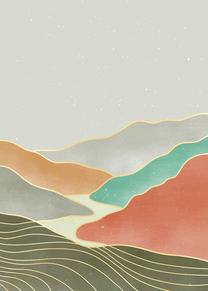 ABSTRACT MOUNTAIN ART