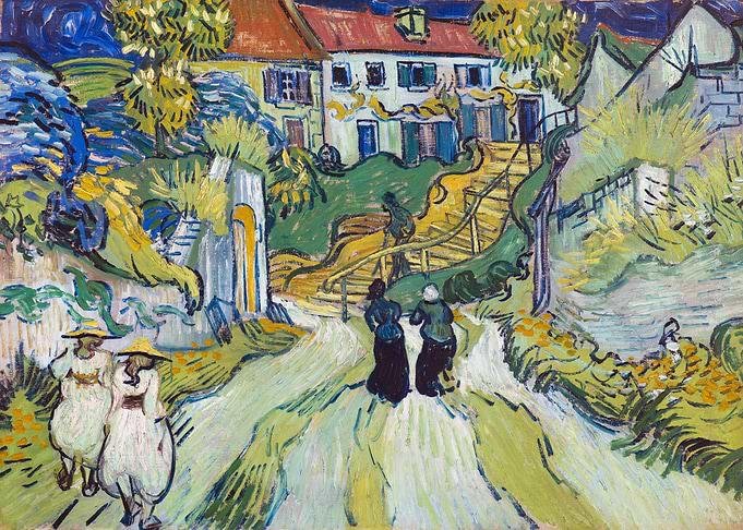 Stairway at Auvers