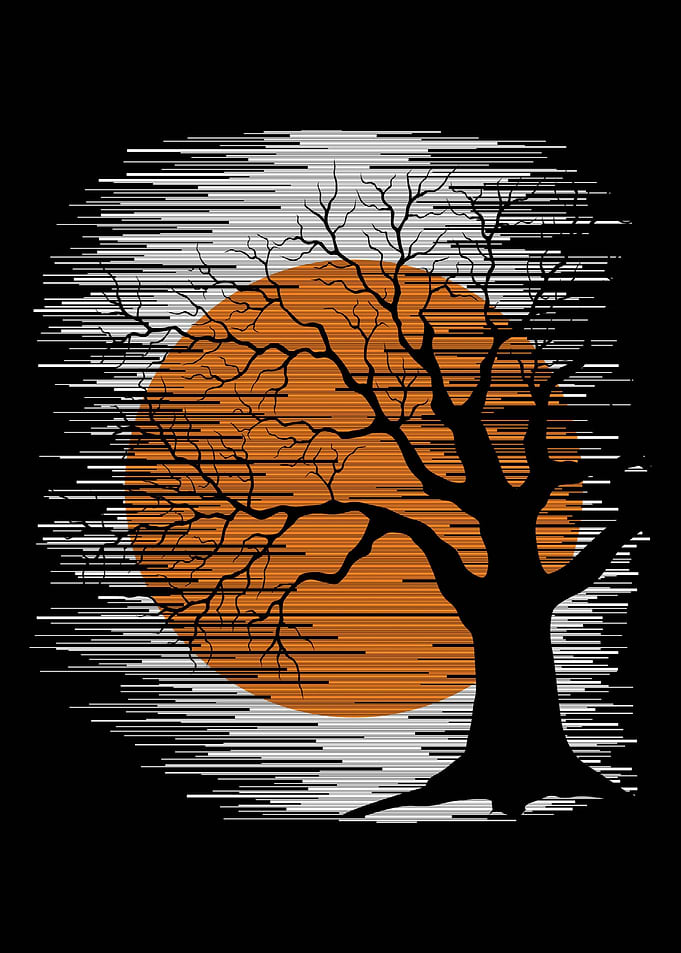 A Tree Sunset