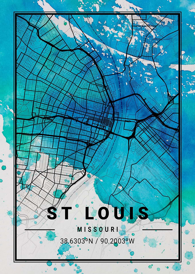 St Louis Antlia Watercolor