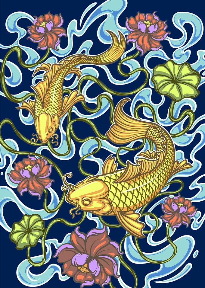 THE GOLDEN KOI