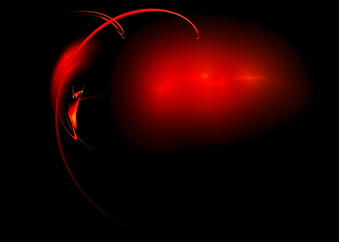 red abstract 001