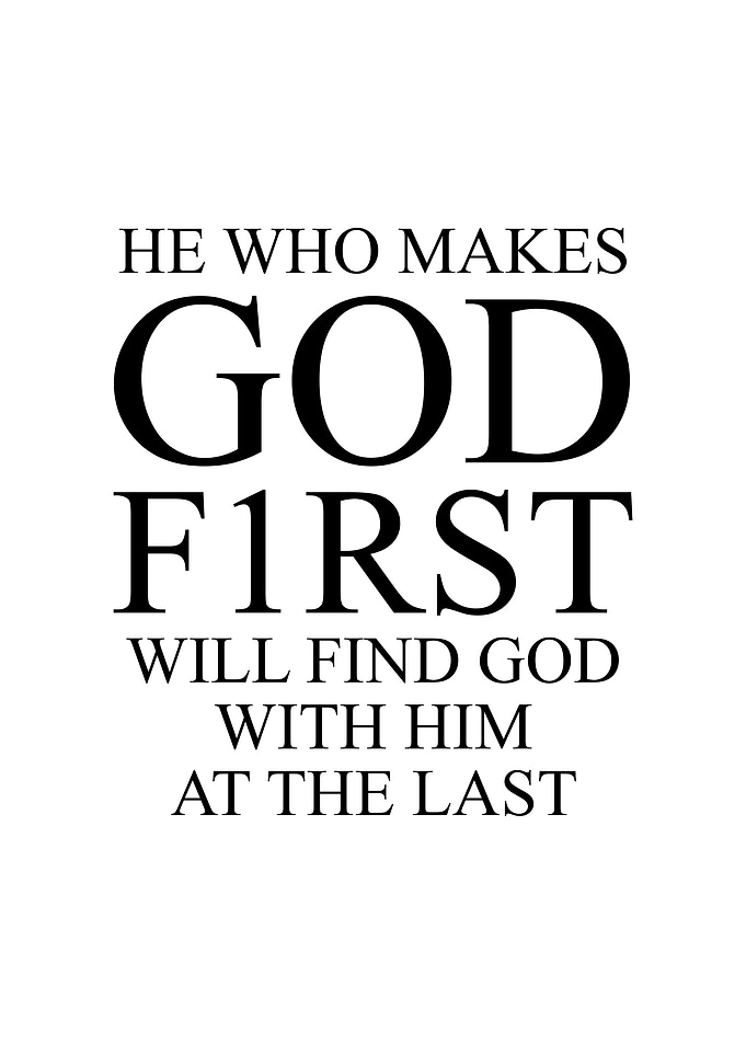 God First