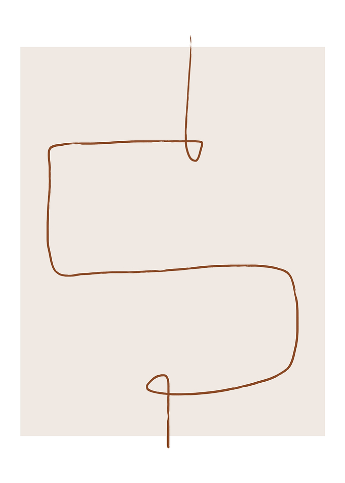 Abstract Art Line Path