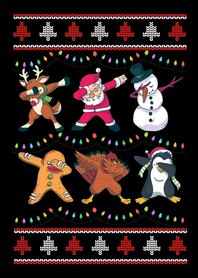 Santa Reindeer Christmas