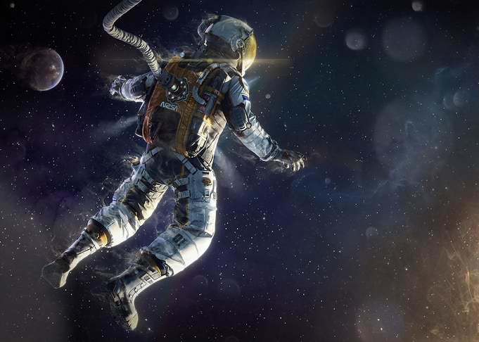 Astronaut in Space 1