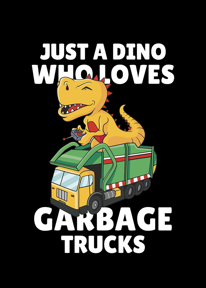 Dino Loves Garbage Trucks
