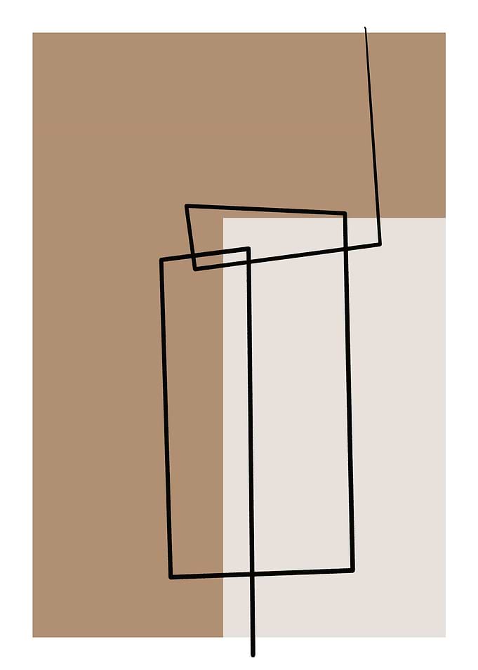 Abstract Rectangles Lines