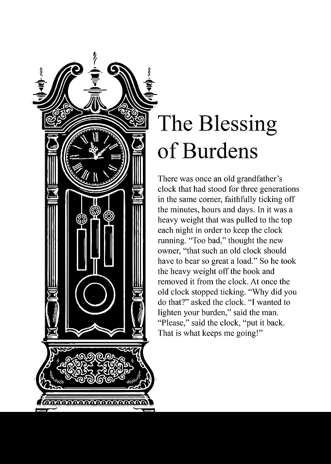 Blessing of Burdens