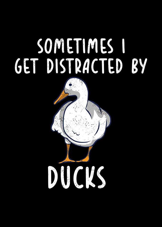 Sometimes I get distracted