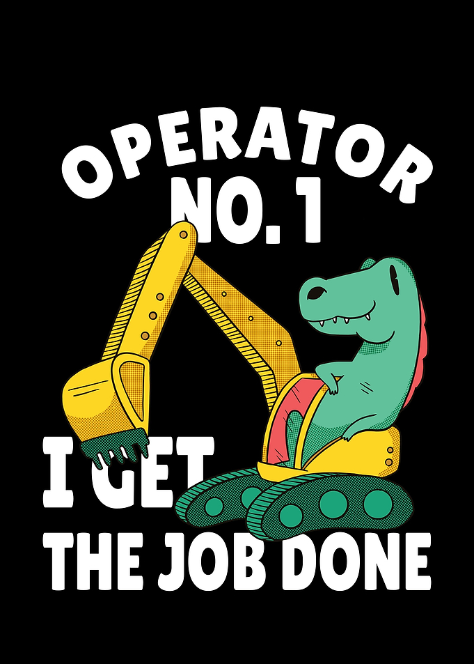 Funny Dinosaur Excavator
