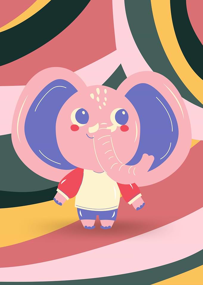 Cute Baby Elephant