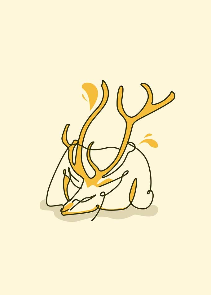 Sleeping Deer