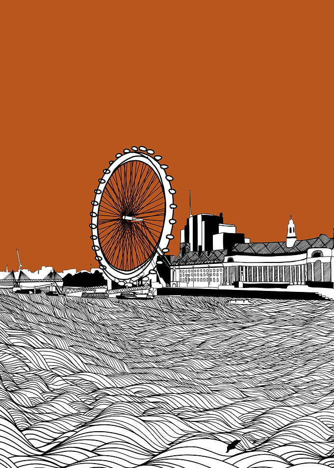London Eye Illustrated