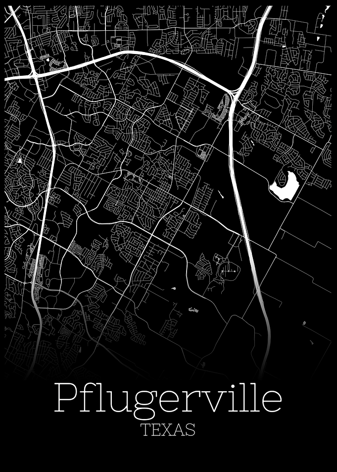 Pflugerville Texas map