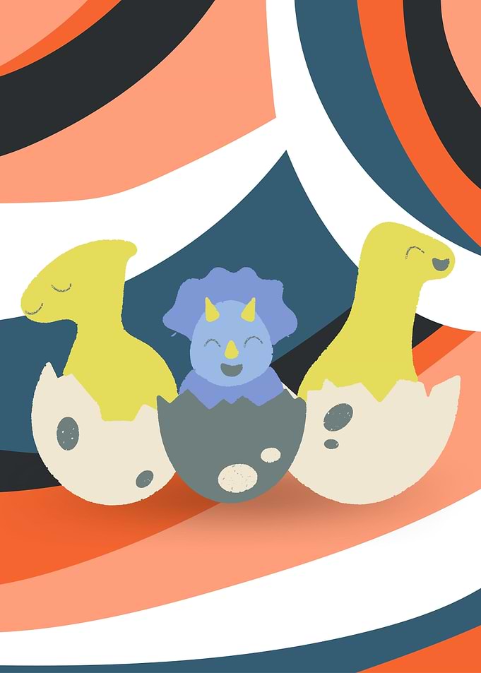 Cute Dinosaurs 10