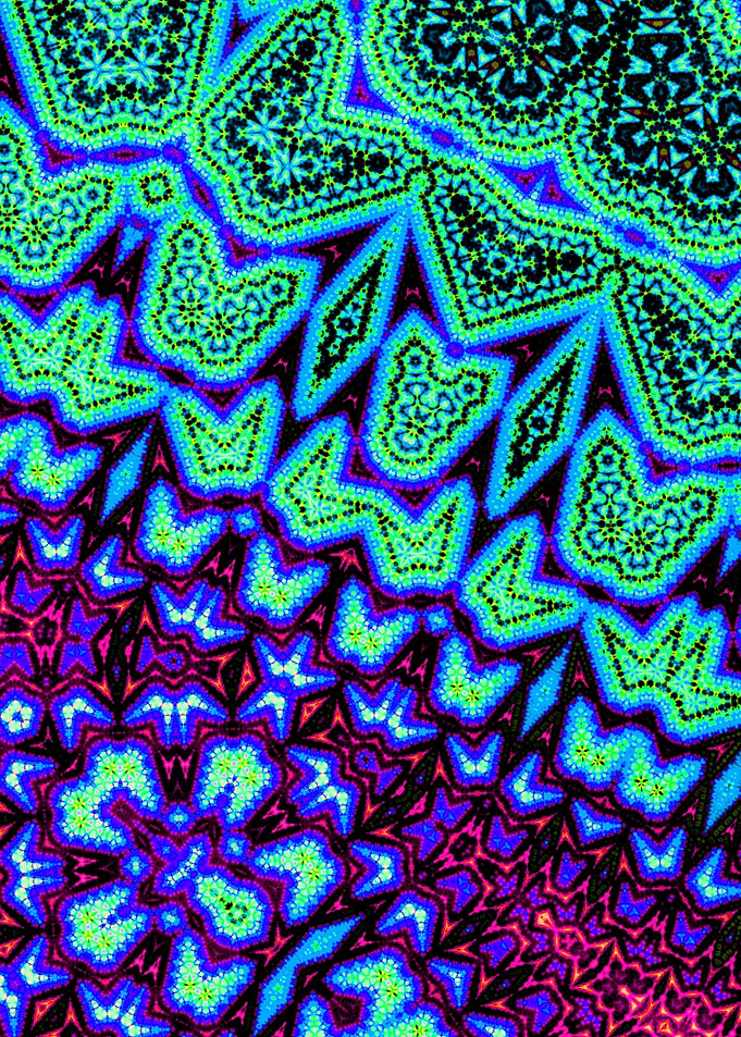 Trippy Jewel Tone Fractal