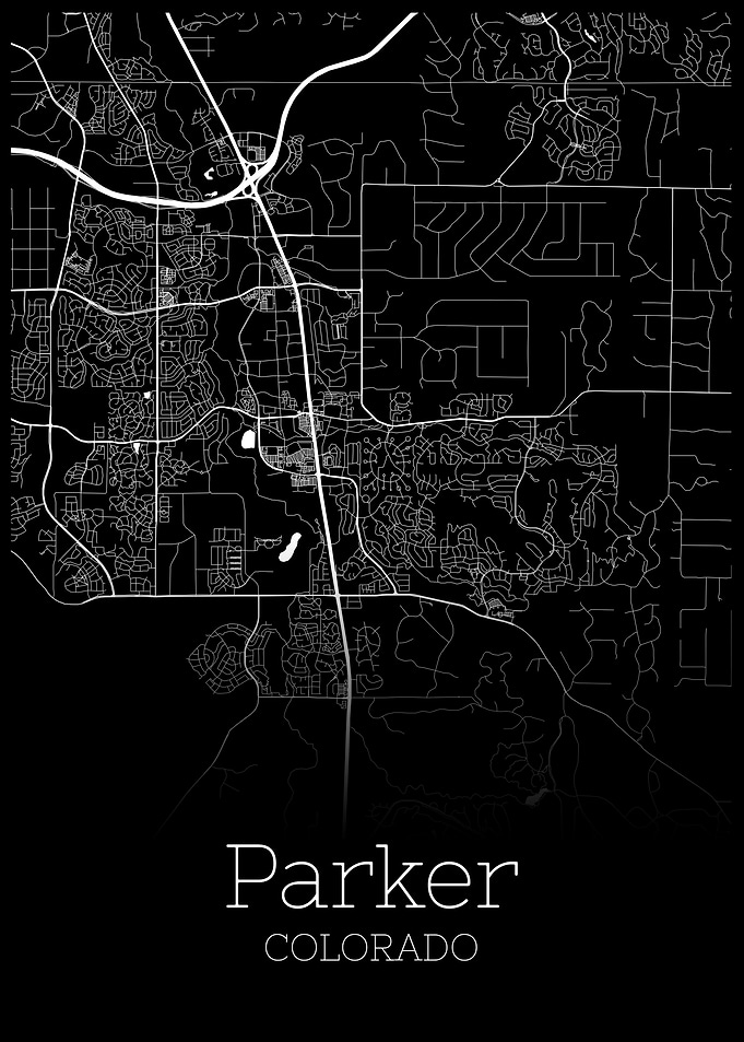 Parker Colorado map