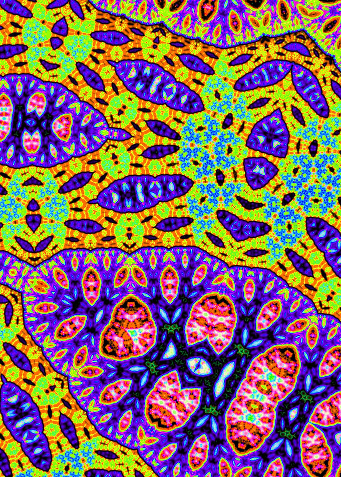 Trippy Neon Fractal