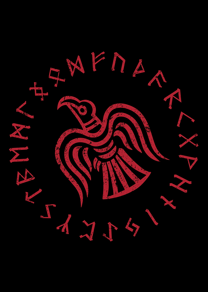 Odin Raven Viking Runes