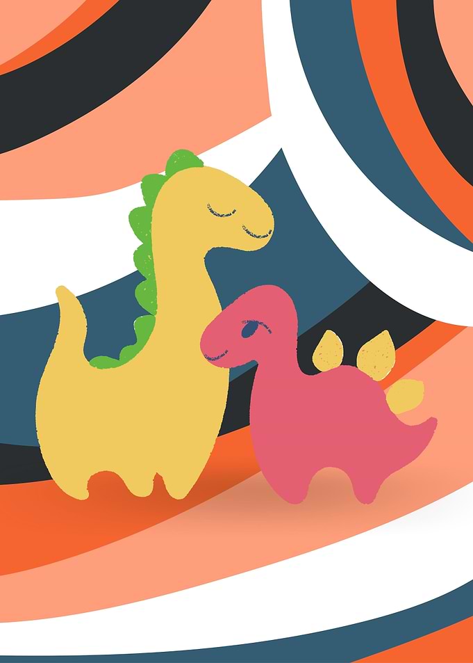 Cute Dinosaurs 5