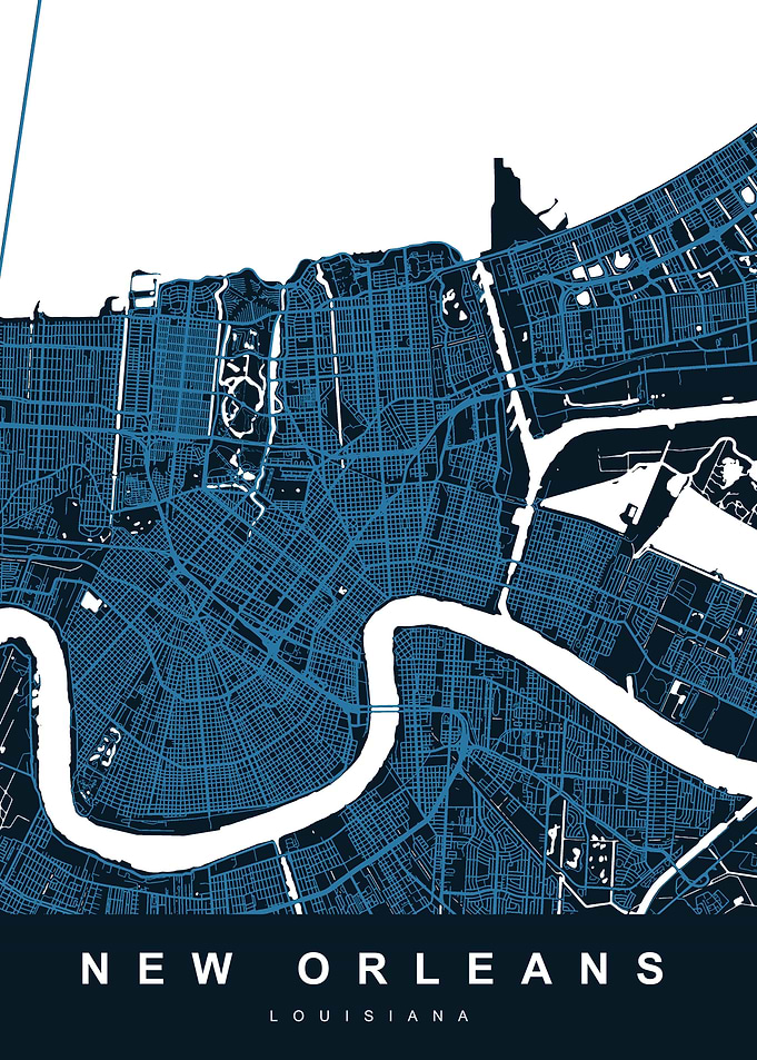 NEW ORLEANS City Map USA