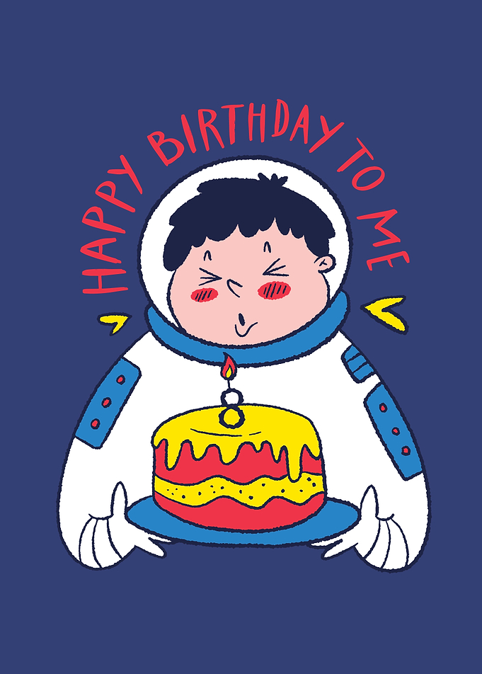 Happy birthday astronaut
